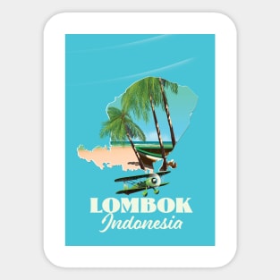 Lombok Indonesia map Sticker